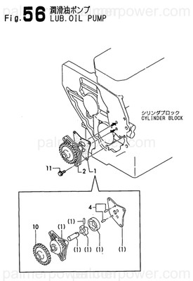 Order YANMAR 121450-32021 Gasket, Pump