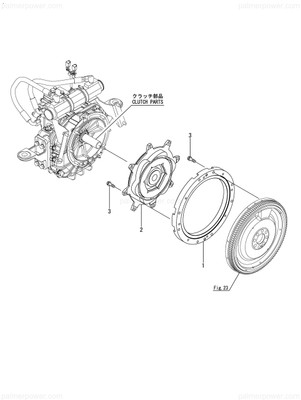 Order YANMAR 26136-100302 Bolt, M10X 30 Plated