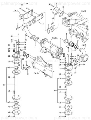 Order YANMAR 127677-49651 Gasket, Cooler Inlet