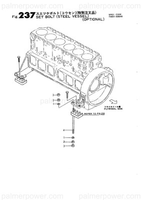 Order YANMAR 26716-180002 Nut, M18