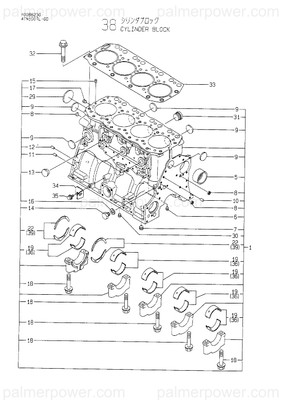 Order YANMAR 119000-02020 Bolt, Metal Cap