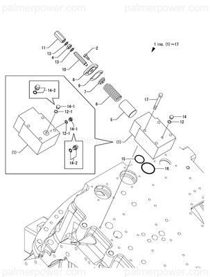 Order YANMAR 26772-160002 Nut, Lock M16