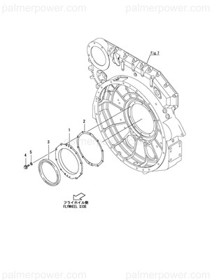 Order YANMAR 148620-01831 Gasket, Seal Case