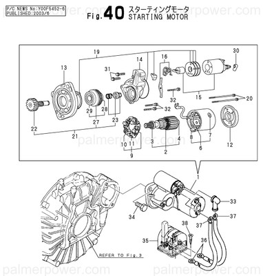 Order YANMAR 171008-77420 Bearing, Ball 2