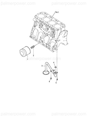 Order YANMAR 119100-35090 Pipe Assy, Oil Inlet