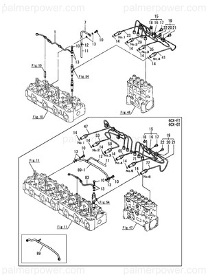 Order YANMAR 127695-59811 Pipe Assy, Injection