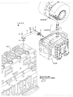 Order YANMAR 24326-000600 O-Ring, 4Dg60.0