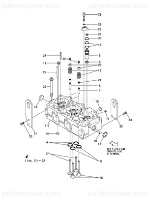 Order YANMAR 127616-11180 Retainer, Spring