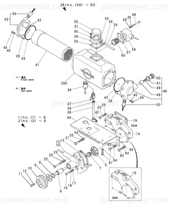 Order YANMAR 26116-060602 Bolt, M6X 60 Plated