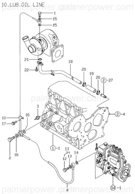 Order YANMAR 124550-59830 Bolt Assy, Joint M8
