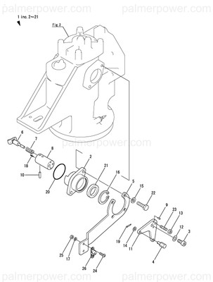 Order YANMAR 22351-020010 Pin, Spring 2.0X10