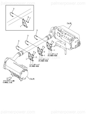 Order YANMAR 26346-100002 Nut, M10