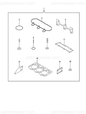 Order YANMAR 121850-51960 O-Ring, Fuel Pump
