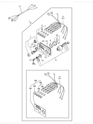 Order YANMAR 128270-91360 Gasket, Alarm Buzzer