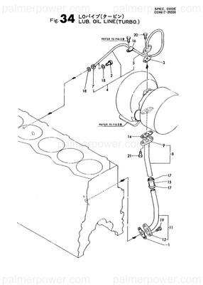 Order YANMAR 124413-39710 Bolt, Pipe Joint M10
