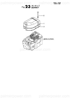Order YANMAR 26116-101102 Bolt, M10X110 Plated