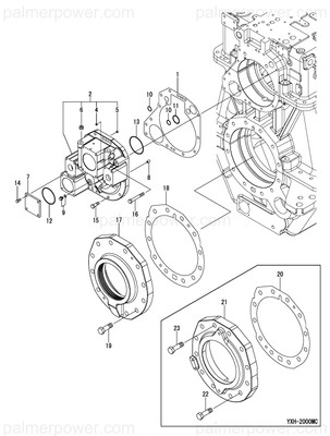 Order YANMAR 24321-001200 O-Ring, 1Ag120.0