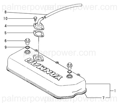 Order YANMAR 127610-11331 Gasket, Bonnet