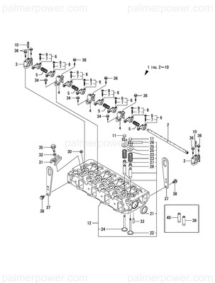 Order YANMAR 129150-11750 Nut, M8Xp1.0