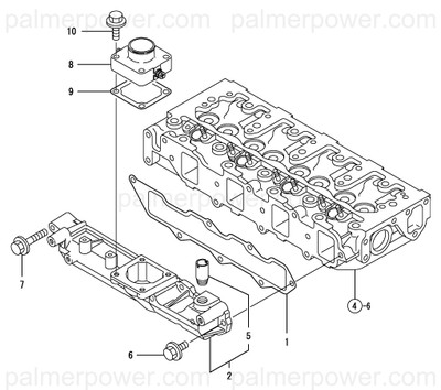 Order YANMAR 104407-44480 Joint, Rubber Pipe