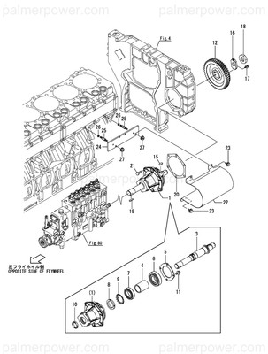 Order YANMAR 24101-063104 Bearing, Ball 6310