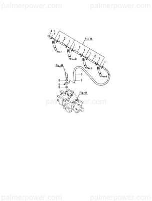 Order YANMAR 129100-59560 Pipe, Fuel Return