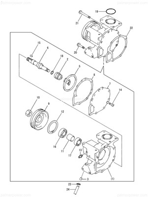 Order YANMAR 24102-062054 Bearing, Ball 6205U