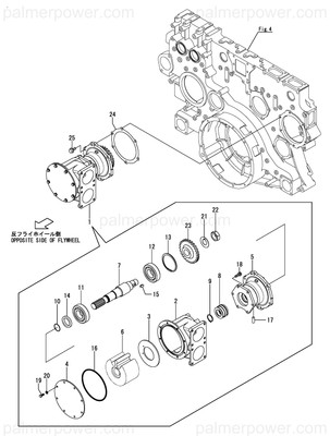 Order YANMAR 24321-001700 O-Ring, 1Ag170.0