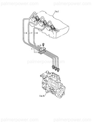 Order YANMAR 129100-59831 Pipe Assy, Injection