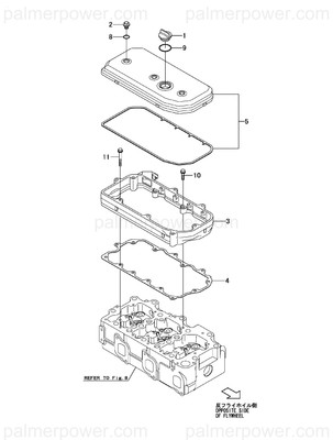 Order YANMAR 127677-11390 Gasket, Bonnet