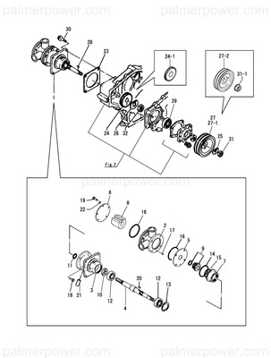 Order YANMAR 127695-42451 V-Pulley, Pump
