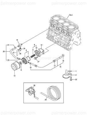 Order YANMAR 129657-49020 Pipe, Cooler Outlet