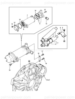 Order YANMAR 129470-33000 Cooler Assy, Oil