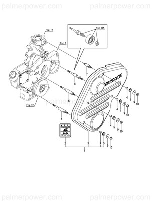 Order YANMAR 129271-77390 Cover Assy, Belt