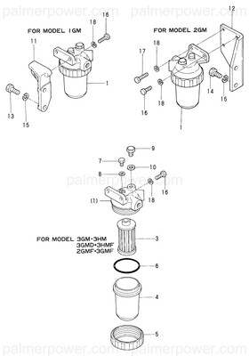 Order YANMAR 121370-55730 Cup, Strainer