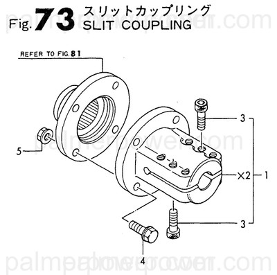Order YANMAR 26736-100002 Nut, M10