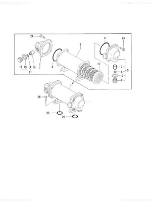 Order YANMAR 24311-000900 O-Ring, 1Ap90.0