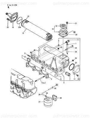 Order YANMAR 129470-44900 Cooler Assy, Water