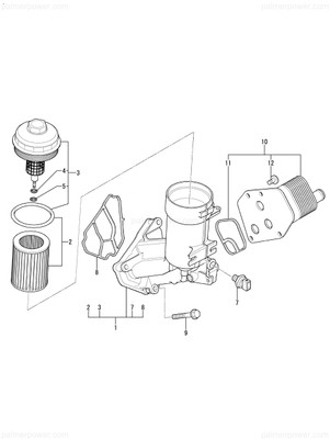 Order YANMAR 165000-69540 Gasket, Profile