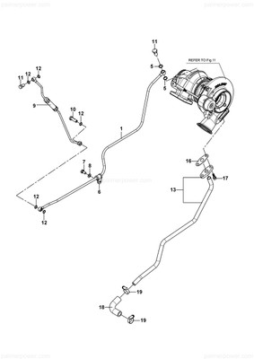 Order YANMAR 120660-39350 Pipe, Turbine Inlet