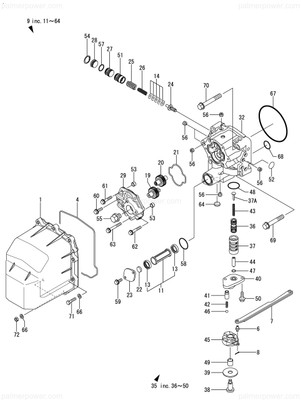 Order YANMAR 196350-06140 Slider