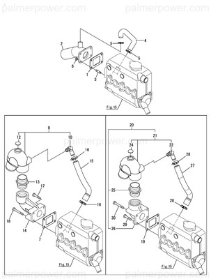 Order YANMAR 128990-49090 Pipe, Sea Water B