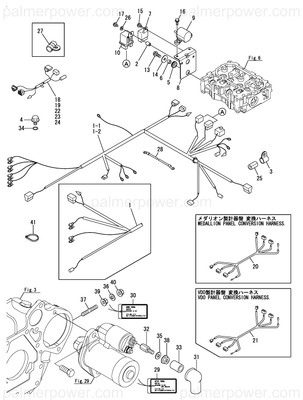 Order YANMAR 164100-23910 Harness, Conversion