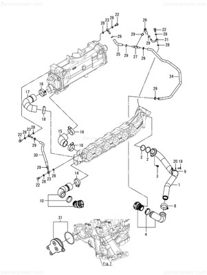 Order YANMAR 120650-49260 O-Ring, 36X3.53