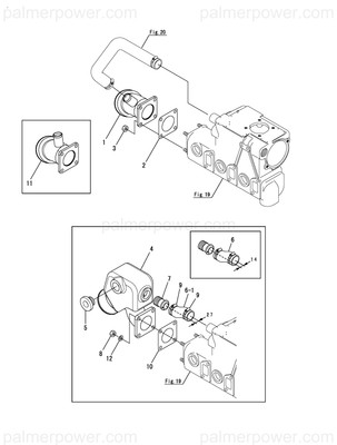 Order YANMAR 129670-49200 Pipe, Sea Water