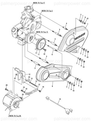 Order YANMAR 129271-77420 Bolt, Belt Cover