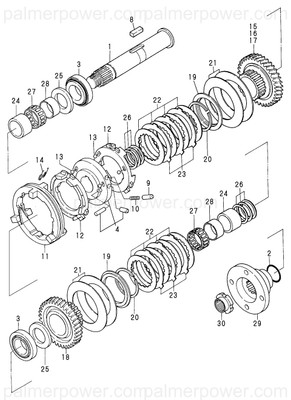 YANMAR 177090-03500 Disk, Damper D190 | PalmerPower