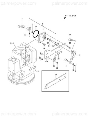 YANMAR 196420-04451 Shaft, Drive | PalmerPower
