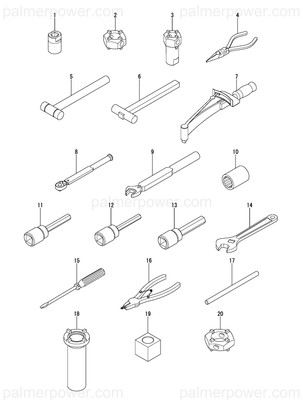 Order YANMAR 196311-92030 Tool, Bearing Nut B