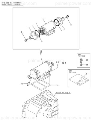 Order YANMAR 196320-06610 Pin, Parallel 3X8